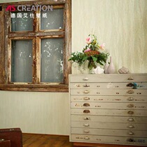 German Aishi wallpaper modern romantic and elegant new Chinese bedroom study environmental wallpaper water Wood year