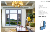 (Deposit)Qiao Ju doors and windows broken bridge aluminum X65 series floor-to-ceiling soundproof windows shopping mall with the same to the store experience