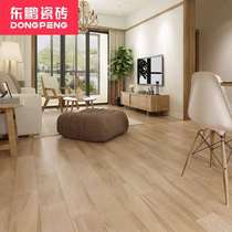 Dongpeng tile white birch wood antique brick wood tile living room floor tile floor tile Wood Wood wood floor