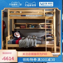 x.m. B bunk bed wood color wood bei europfine logs color defining a level bunk bed
