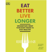 Eat Better Live Longer DK e-book lamp