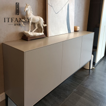 Italian minimalist sideboard modern simple ultra-thin luxury style entrance cabinet living room Nordic decorative tea cabinet