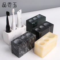 Marble Electric Toothbrushes Shelf Free Hand Wash Washstand Pendulum Pieces Home Toilet Housing Holder Placement