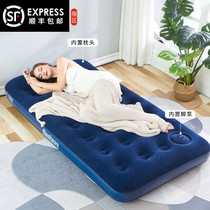 Inflatable mattress Household double size thickened lazy people punch air to fight the ground shop Outdoor camping Portable air cushion bed sheet people