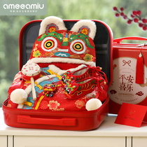 Newborn Baby Gift Box Tiger Baby Red Fall Winter Suit Full Moon Gift 100 Days One Year Gift Meeting Ceremony