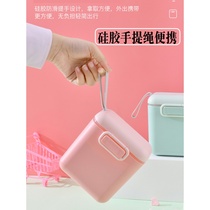 Baby milk powder box portable out-of-out compartment large-capacity rice noodle box supplementary food storage tank sealed tide portable