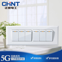 Zhengtai 118 Type of wall Home Multi-opening 6 open single control four six open single control six bath bulls switch panel