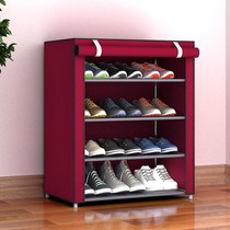 Simple shoe rack non-zipper dustproof fabric simple shoe cabinet multi-layer steel pipe assembly non-woven large capacity shoe cabinet