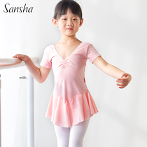 sansha French sansha childrens and girls  dance clothes Chinese dance practice clothes Examination ballet clothes female skirt