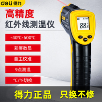 Del temperature measuring gun infrared thermometer oil temperature Fryer industrial thermometer kitchen commercial baking oven