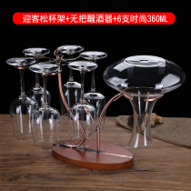 Red wine cup holder upside down household Decanter wine cabinet rack hanging red wine rack ornaments European style tall cup holder