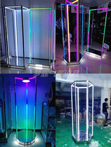 Customized dream bar Point stage ktv nightclub movable gogo point jumping platform luminous supplies atmosphere props door