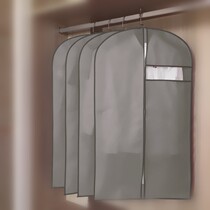 Clothes dust cover hanging bag dust bag hanging transparent suit cover fully enclosed household wardrobe coat pocket