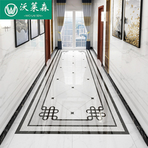Foshan Placing brick new simple gray living room parquet tile aisle restaurant jigsaw puzzle carpet tile tile