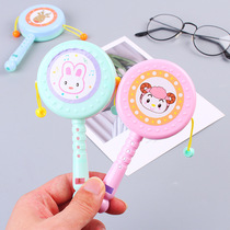 Rattle hand shake drum ring drum 0-1 year old newborn baby baby children traditional educational toy