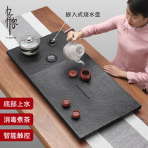 Yiqianke Wu Jinshi tea tray set Automatic integrated intelligent bottom water kettle Household tea tray Stone tray