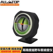  Car high-precision measuring slope meter with light Off-road vehicle measuring instrument Slope angle ruler adjustable balancer
