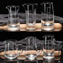 Glass wine divider clear wine bottle split jug unleaded glass pot creative household wine cup set