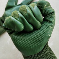 Labor protection cotton thread wear-resistant gauze gloves dipping thread gloves work with rubber men construction site Labor thickening non-slip nuns car women