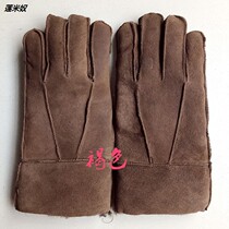 Winter warm thick wool one-piece gloves cycling mens gloves