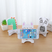 Cartoon mobile phone holder lazy mobile phone holder creative cute simple small portable multi-function stand watching TV artifact