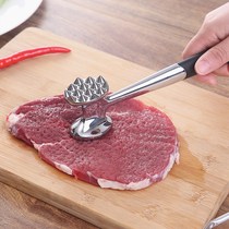 Double-sided loose meat hammer steak hammer tender meat needle stainless steel zinc alloy smashing pork chop German hammer tool