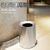 Trash bin home living room bedroom cute girl modern light luxury simple Nordic wind ins high-end hotel Commercial