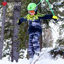 American Obermeyer children ski belt pants waterproof assault pants cotton clothing warm wear-resistant wind detachable