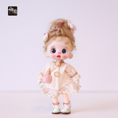 taobao agent OB11 baby puff princess GSC body cute bag set molly doll clothes 12 points ymy