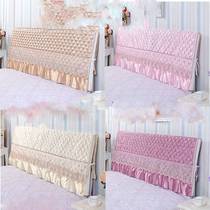 1 5 m headboard cover jacket thickened 1 8 m dust cover minimalist modern wood bed universal protective sleeve 2021 new