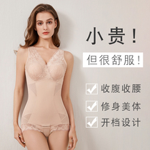Conjoined shapelwear collection abdominal bundle waist collection belly summer slim fit body shaping big code cashew waist lifting hip bunching underwear
