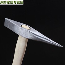 Electric welding slag hammer welder special hammer derusting welding small hammer pointed steel welding hammer hammer hammer planing hammer flat double head