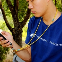 New product strong and durable takeaway long mobile phone lanyard hanging neck finger M short mobile phone pendant handmade simple hanging