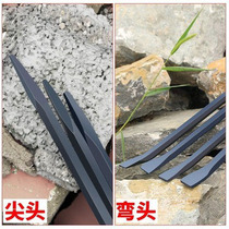 Six-sided crowbar thick crowbar nail lifter Heavy pry bar steel braid fire skid demolition tool