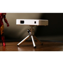 Mini projector bracket universal desktop household small portable tripod micro wheat aluminum alloy retractable LG
