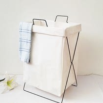 Nordic foldable portable storage bracket waterproof oversized clothes basket dirty clothes basket toy storage basket
