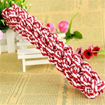 Pet dog dog bone bite-resistant cotton rope corn cob toy golden hair Satsuma Su Mu pet dog molar tooth cleaning rope knot