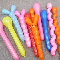 Childrens balloon safety non-toxic thickened explosion-proof shaped balloon birthday decoration arrangement long hand-held stick stick