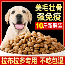 Labrador dog food special puppies adult dog general dog food 5kg Labrador large dogs eat 10kg