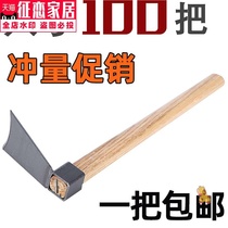 Herbicide dual-use wood handle small hoe gardening farm tools to dig bamboo shoots tools to grow flowers and vegetables to dig household rakes