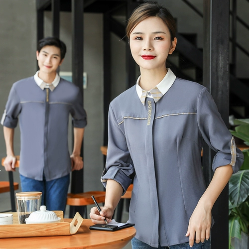 Отель Catering Uniform Western Restaurant Dessert Shop Cake Workshop Workery Office Wabher Одежда Женская длинная осенняя и зимняя одежда