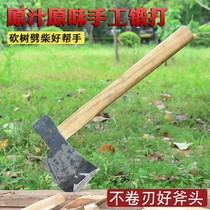 Spring steel axe forged Home outdoor woodworking chopping wood axe chopping wood carving axe camping tree fire axe cutting tree
