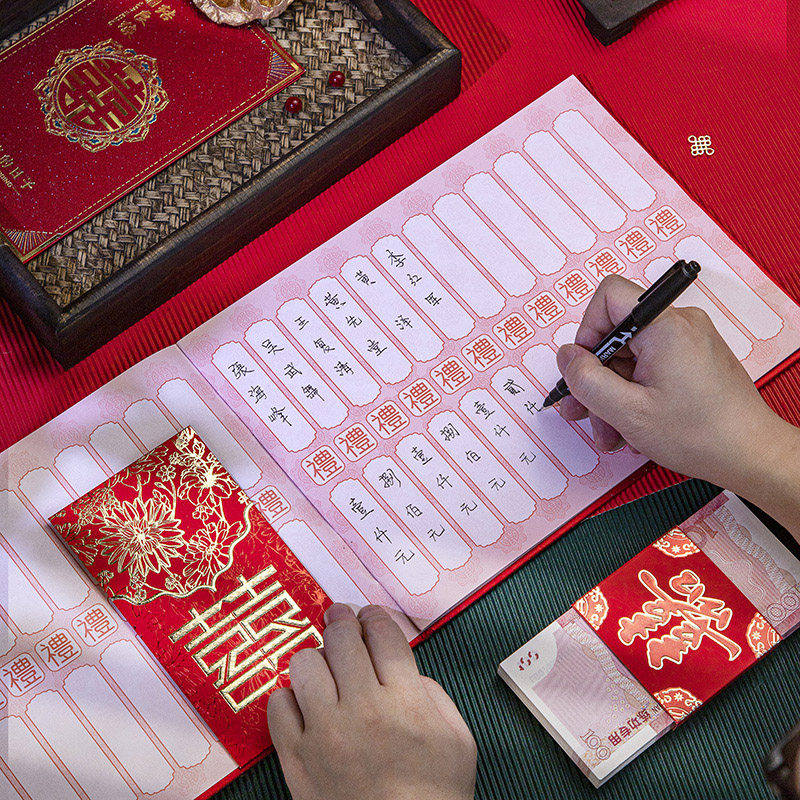 婚礼礼金薄推荐25年新款|创意签到+收礼记账本,结婚必备清单来啦-旅游-淘宝好物网