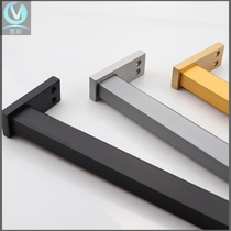 Zhe Caiya Yitong Square Wardrobe Hanging Bar Hanging Bar Cabinet Clothes Top Clothes Hanging Bar Black Corner Flange