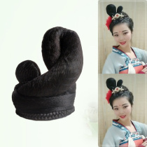 Lige costume wig guzheng performance concubine fairy hair bun suit dance performance hair bag daily photo studio photo