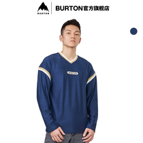 BURTON BURTON official mens T-shirt SK8 long sleeve T-shirt comfortable and breathable outdoor leisure sports T-shirt 230811