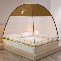 Mosquito net free installation yurt encryption 1 5m1 8 meters bed home 1 2 M sheets 1 person 0m
