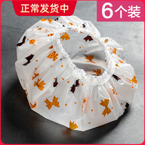 Thickened shower cap waterproof shower cap shower double cap cap kitchen smoke-proof hat Lady Bath hair set
