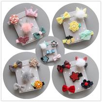 New Korean pet hair accessories little dog Teddy hairclip cat floral headdress yorshakbai bear Bomei set hairpin