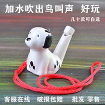 Ceramic Mouth Whistle Baby Cartoon tip Whistle Kindergarten Children Gift Water Blown Birds Chirping Rug Carpet Ceramic Pendulum